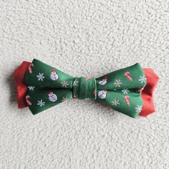 Blueberry Pet | Set of 2 Christmas Holiday Bowties - Picture 6 of 7